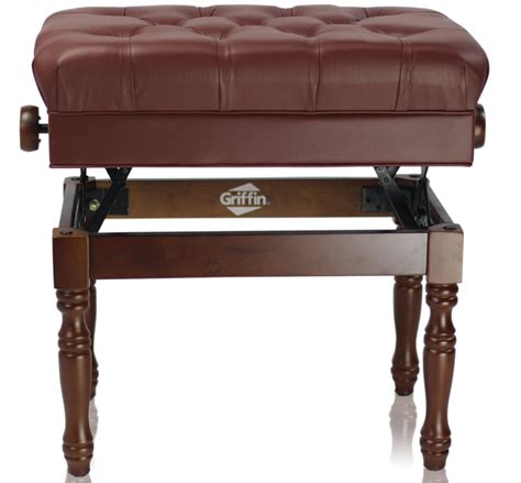 Premium Leather Piano Bench: Durable Comfort for Musicians